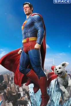 1/3 Scale Superman with Krypto Real Elite Masterline Statue