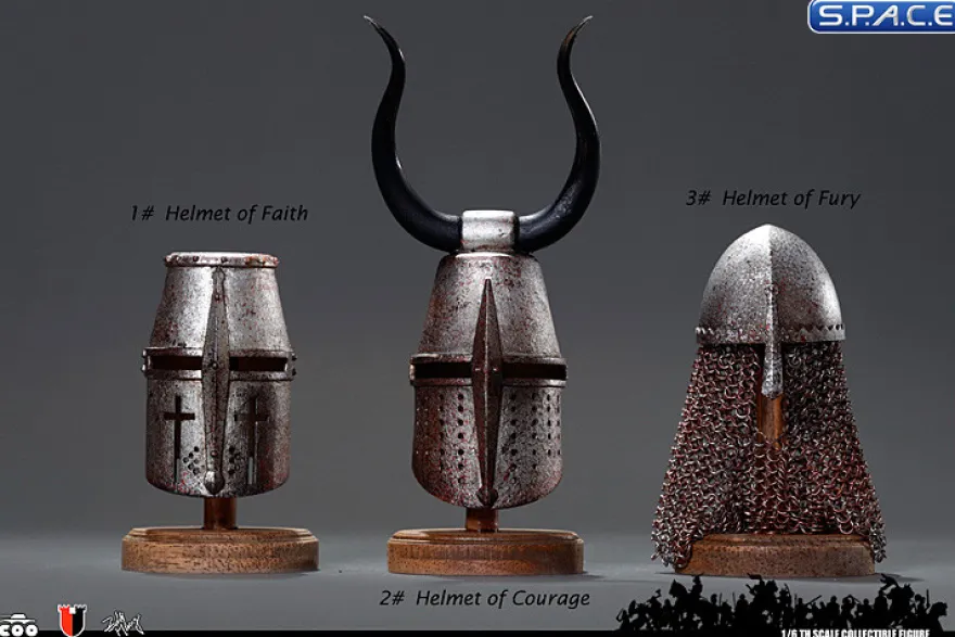 1/6 Scale Templar Helmets Set