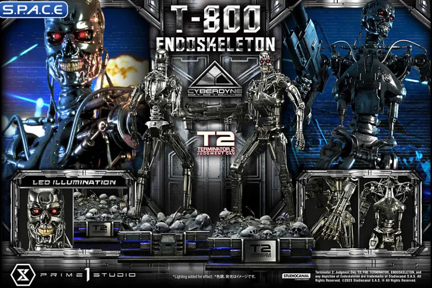 1/3 Scale T-800 Endoskeleton Museum Masterline Statue