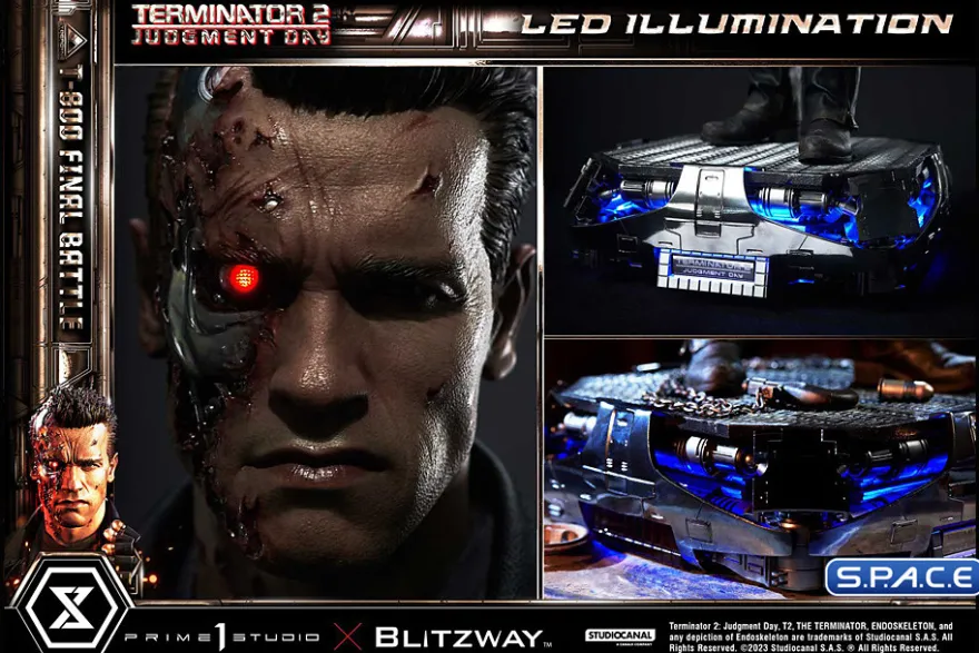 1/3 Scale T-800 Final Battle Museum Masterline Statue