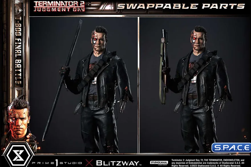 1/3 Scale T-800 Final Battle Museum Masterline Statue