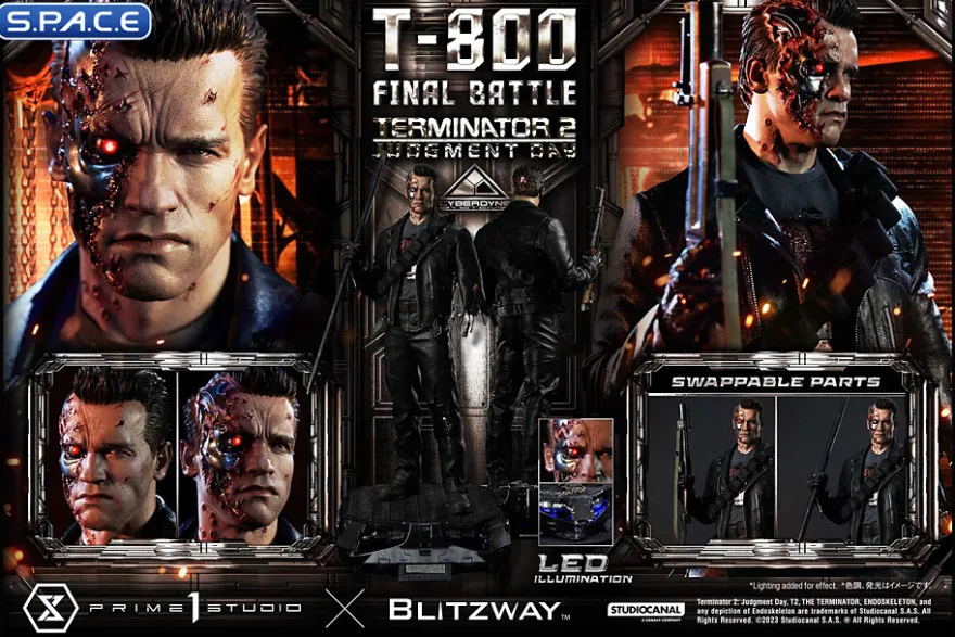 1/3 Scale T-800 Final Battle Museum Masterline Statue