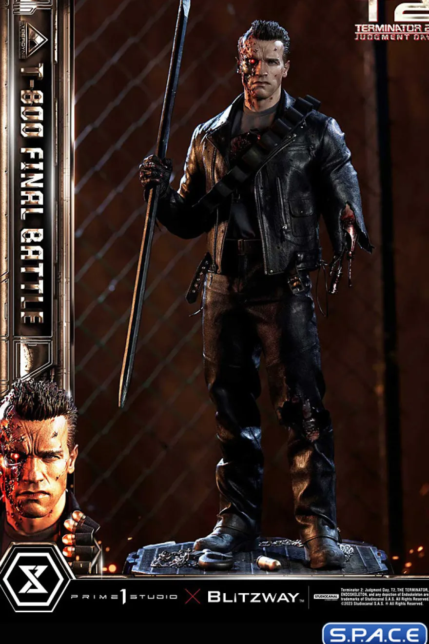 1/3 Scale T-800 Final Battle Museum Masterline Statue