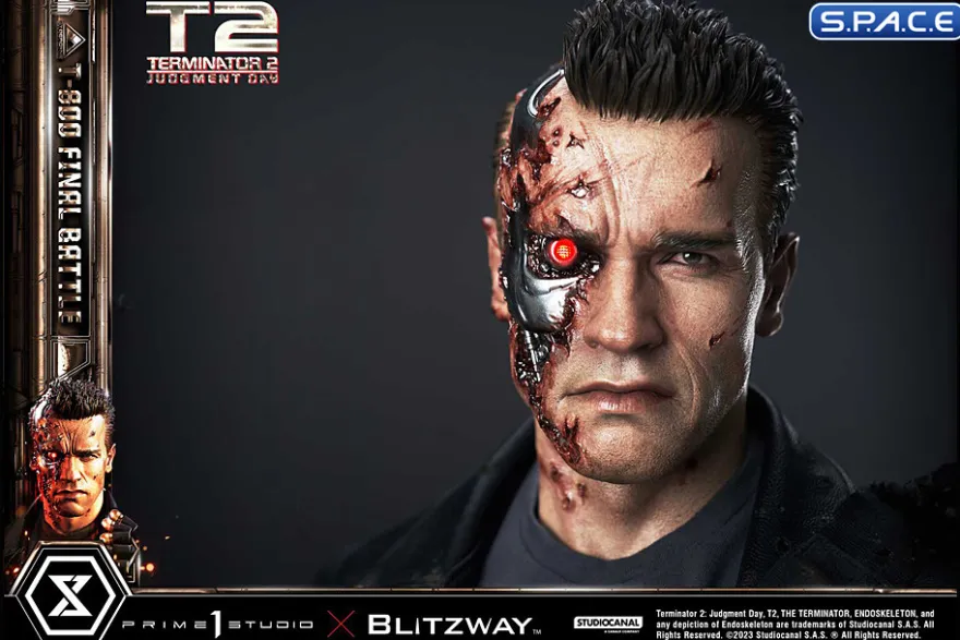 1/3 Scale T-800 Final Battle Museum Masterline Statue