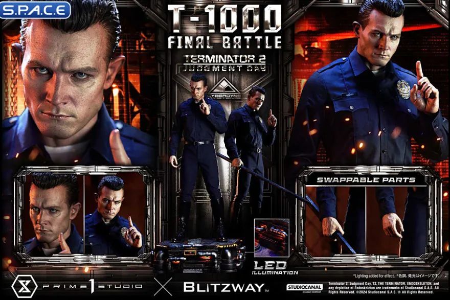 1/3 Scale T-1000 Final Battle Museum Masterline Statue