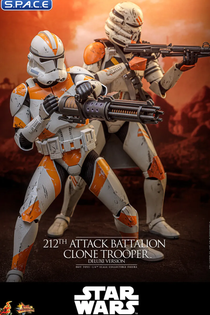 1/6 Scale 212th Attack Battalion Clone Trooper Deluxe Movie Masterpiece MMS852