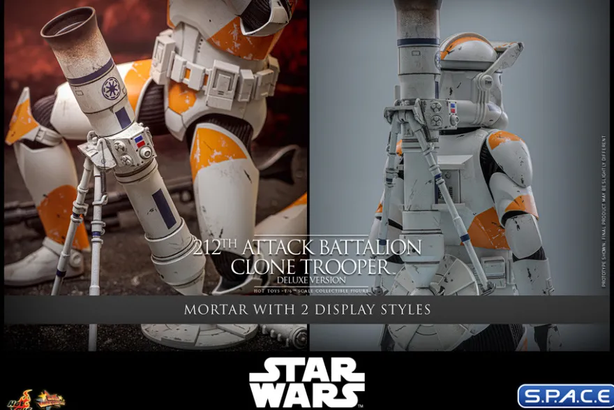 1/6 Scale 212th Attack Battalion Clone Trooper Deluxe Movie Masterpiece MMS852