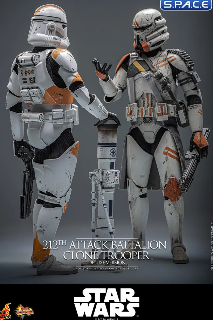 1/6 Scale 212th Attack Battalion Clone Trooper Deluxe Movie Masterpiece MMS852