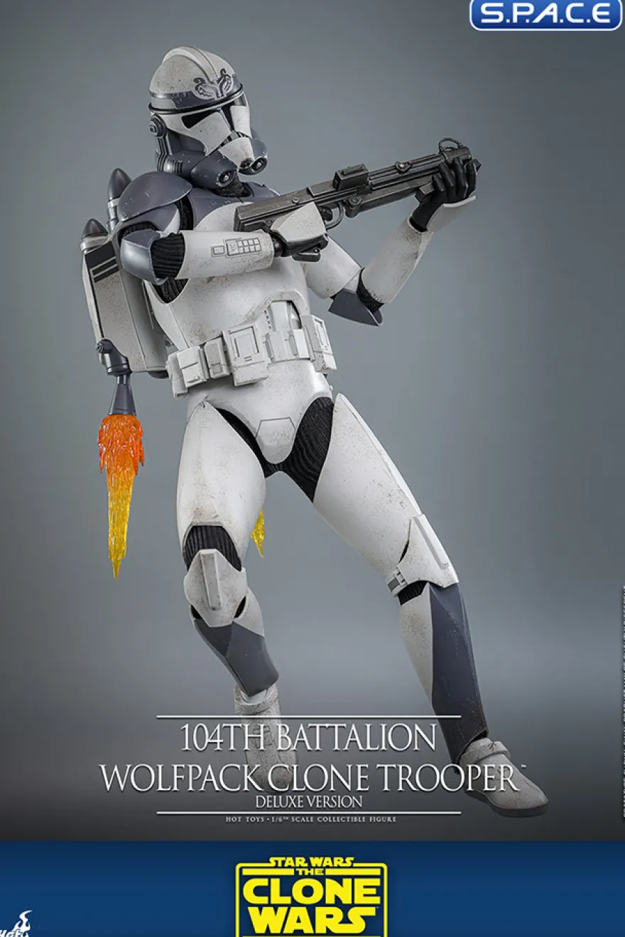 1/6 Scale 104th Battalion Wolfpack Clone Trooper Deluxe Version