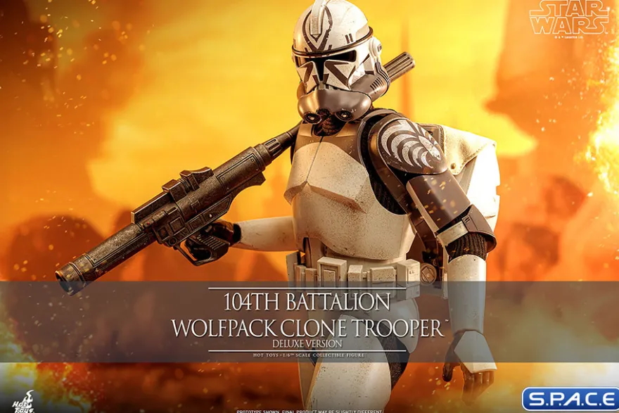 1/6 Scale 104th Battalion Wolfpack Clone Trooper Deluxe Version