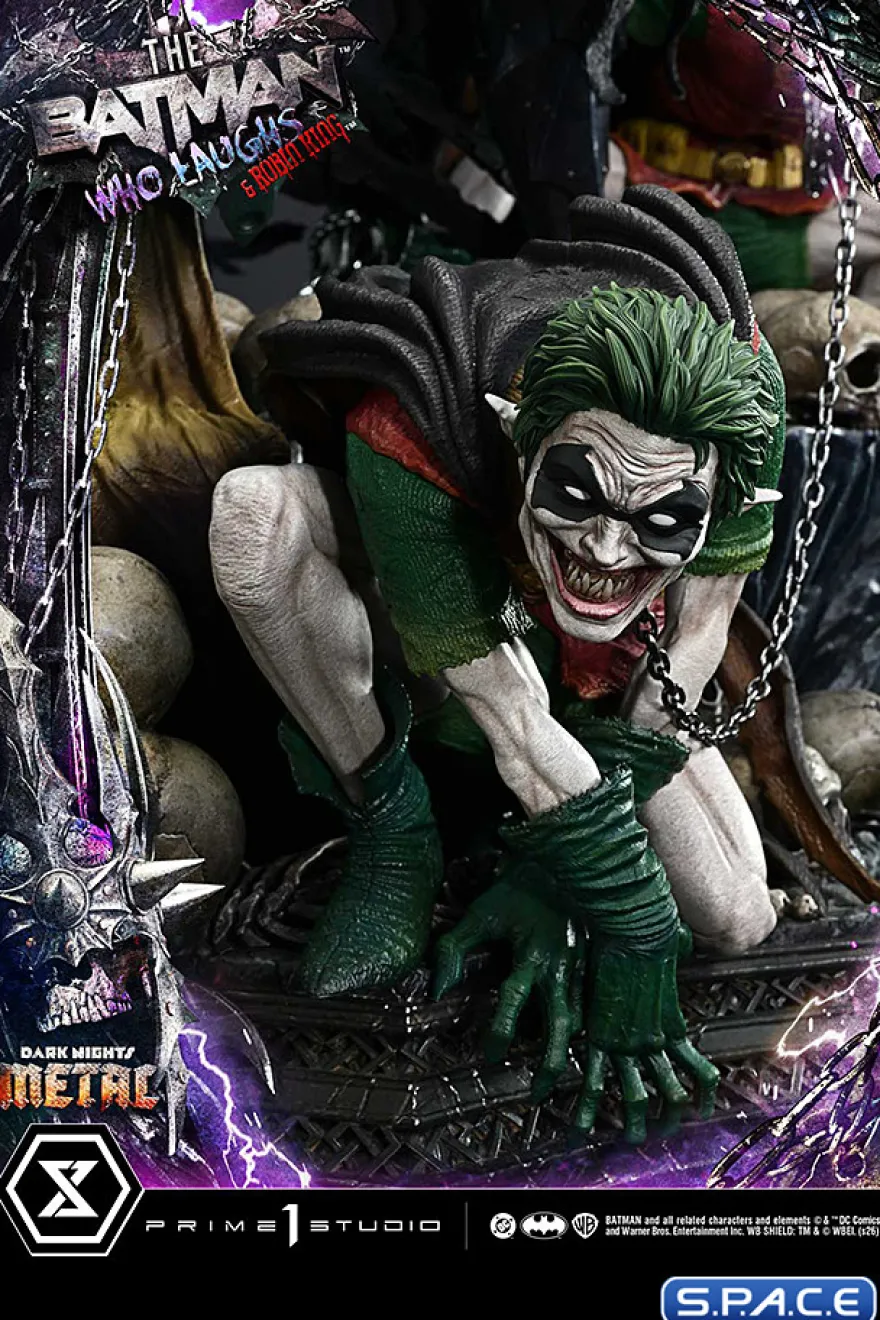 1/3 Scale The Batman Who Laughs & Robin King Deluxe Museum Masterline Statue