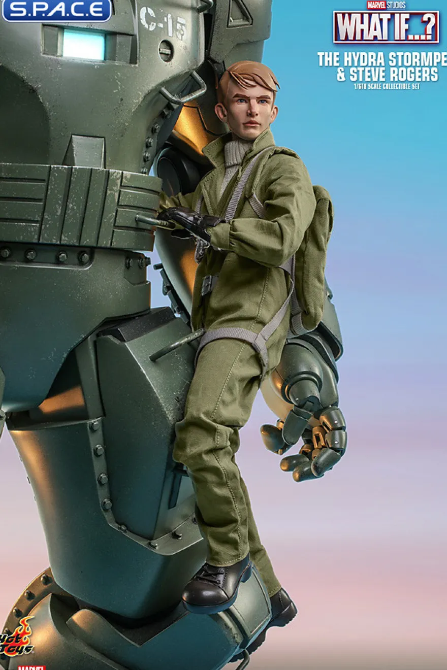 1/6 Scale The Hydra Stomper and Steve Rogers TV Masterpiece Set TMS060
