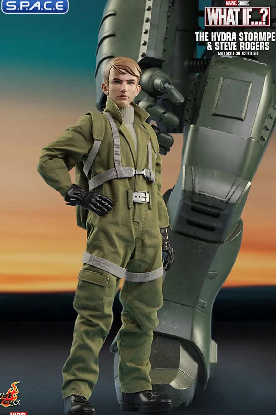 1/6 Scale The Hydra Stomper and Steve Rogers TV Masterpiece Set TMS060