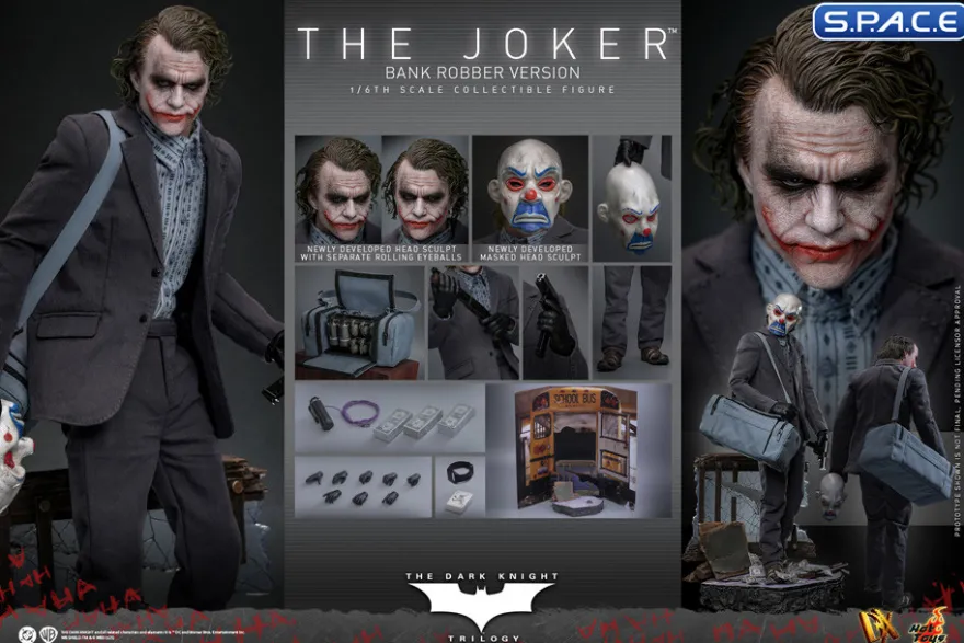 1/6 Scale The Joker Bank Robber Version DX50