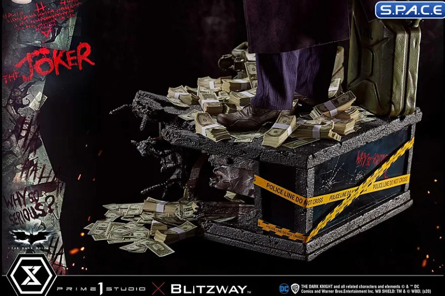 1/3 Scale The Joker Museum Masterline Statue - Bonus Version