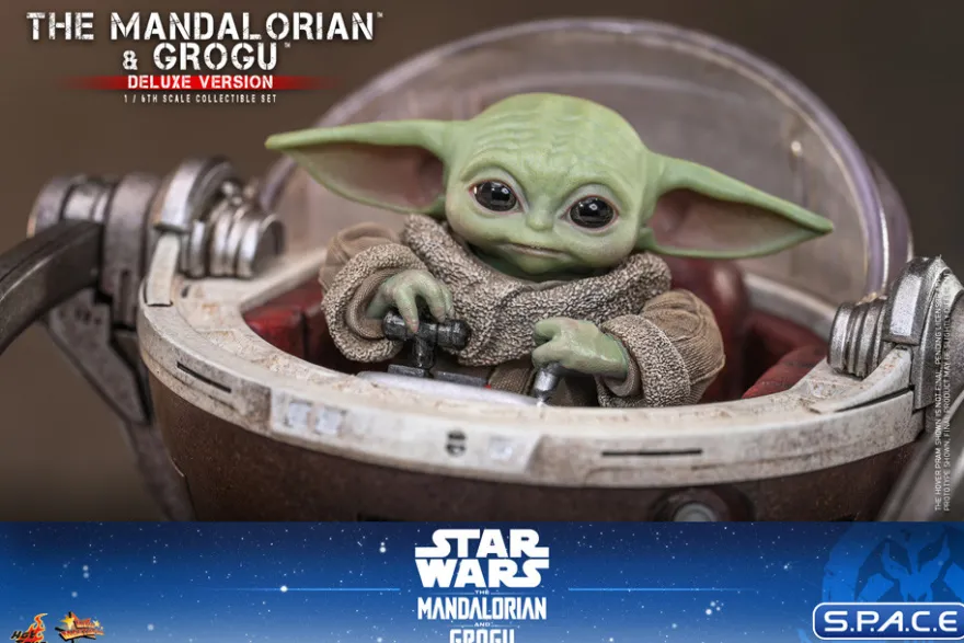 1/6 Scale The Mandalorian and Grogu Deluxe Version Movie Masterpiece Set MMS872