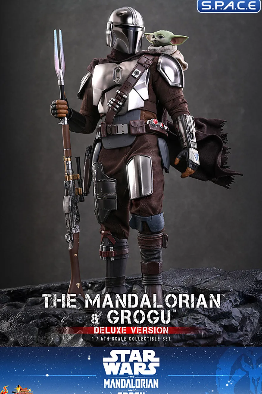 1/6 Scale The Mandalorian and Grogu Deluxe Version Movie Masterpiece Set MMS872