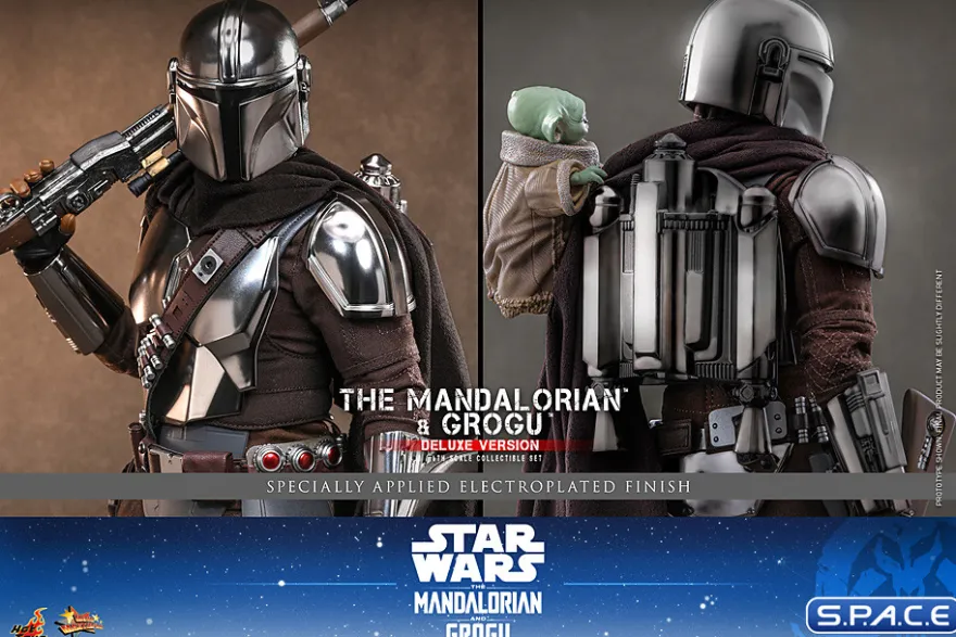 1/6 Scale The Mandalorian and Grogu Deluxe Version Movie Masterpiece Set MMS872