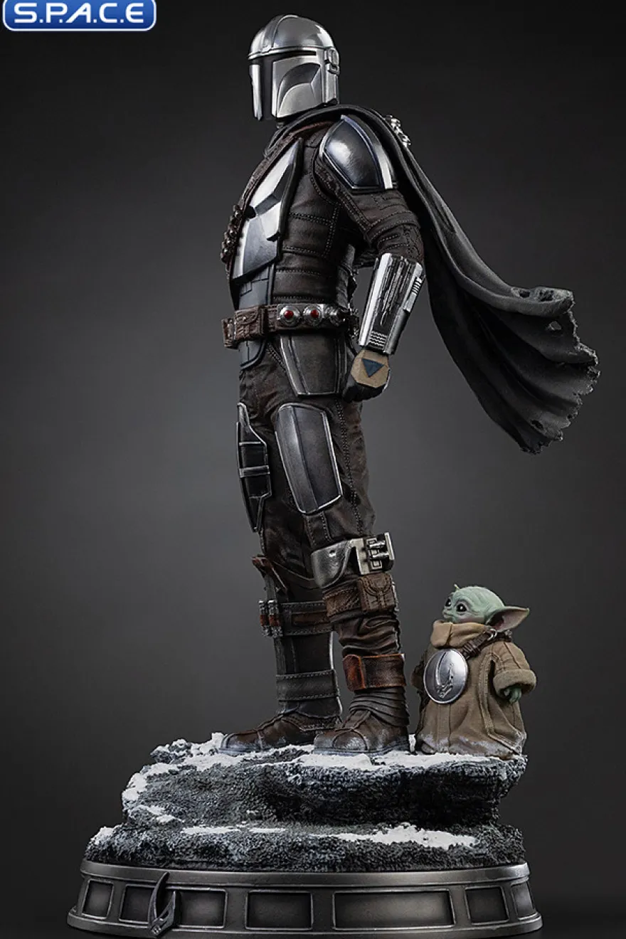 1/4 Scale The Mandalorian and Grogu Legacy Replica Statue
