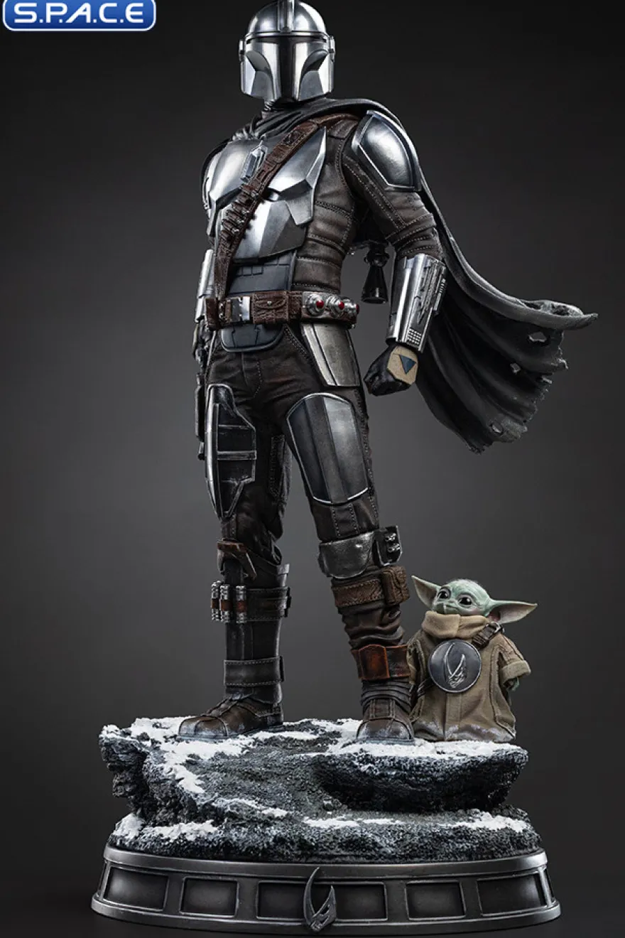 1/4 Scale The Mandalorian and Grogu Legacy Replica Statue