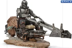 1/10 Scale The Mandalorian on Speederbike Deluxe BDS Art Scale Statue