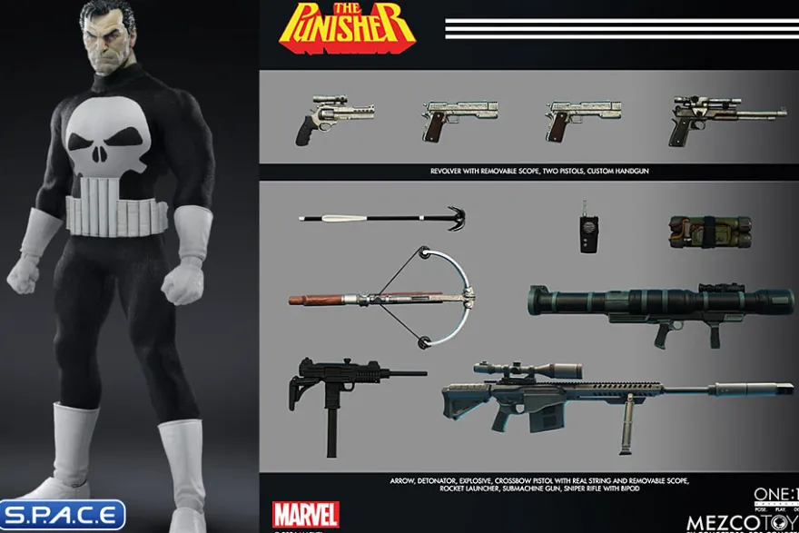 1/12 Scale The Punisher One:12 Collective