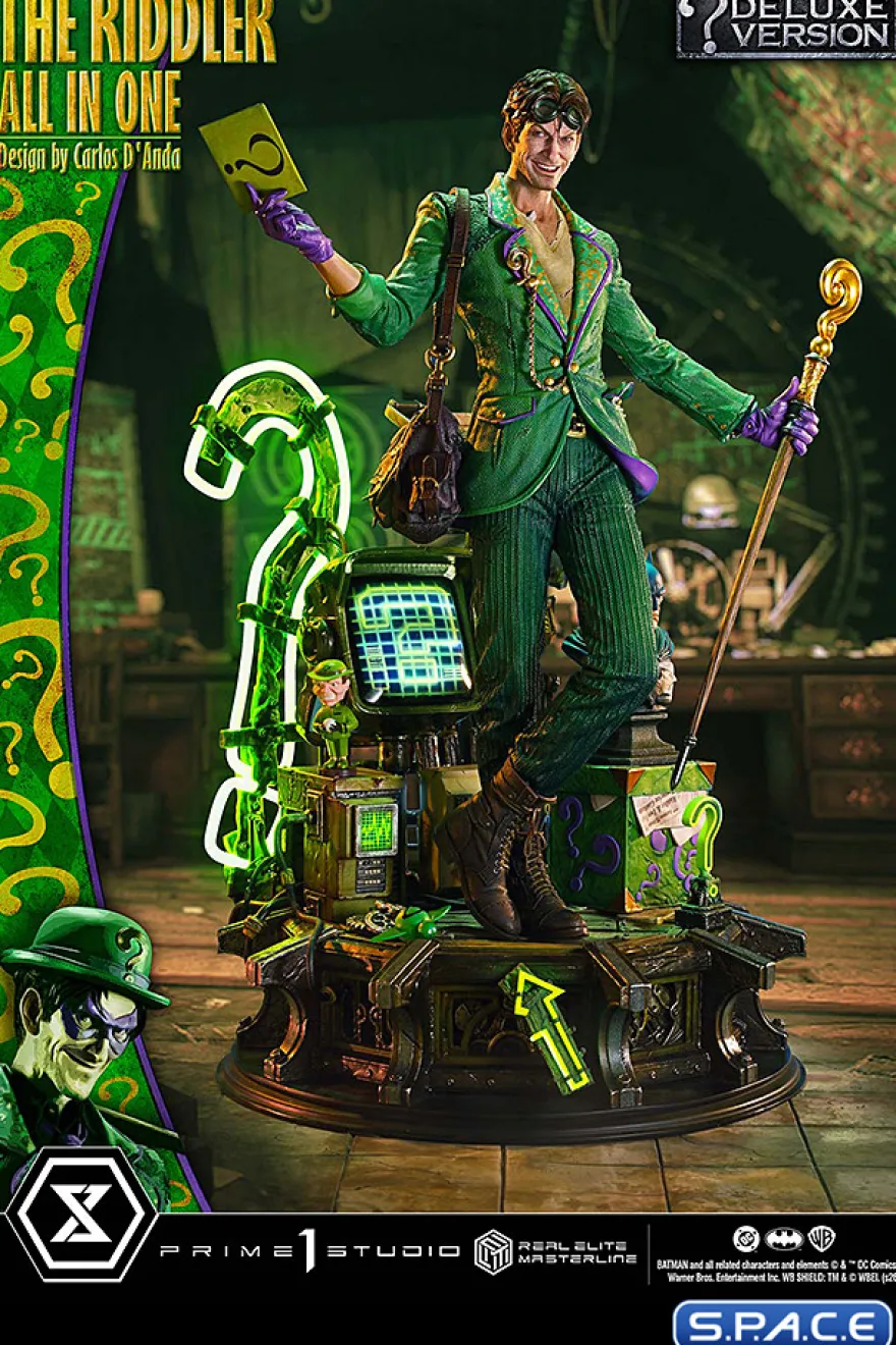 1/3 Scale The Riddler »All In One« Deluxe Real Elite Masterline Statue