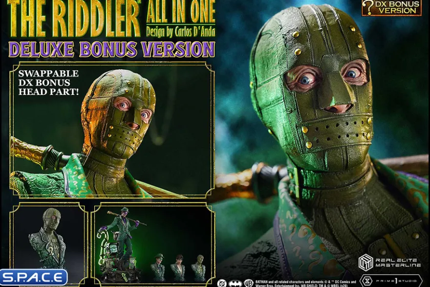 1/3 Scale The Riddler »All In One« Deluxe Real Elite Masterline Statue