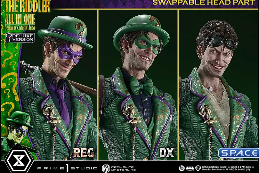 1/3 Scale The Riddler »All In One« Deluxe Real Elite Masterline Statue
