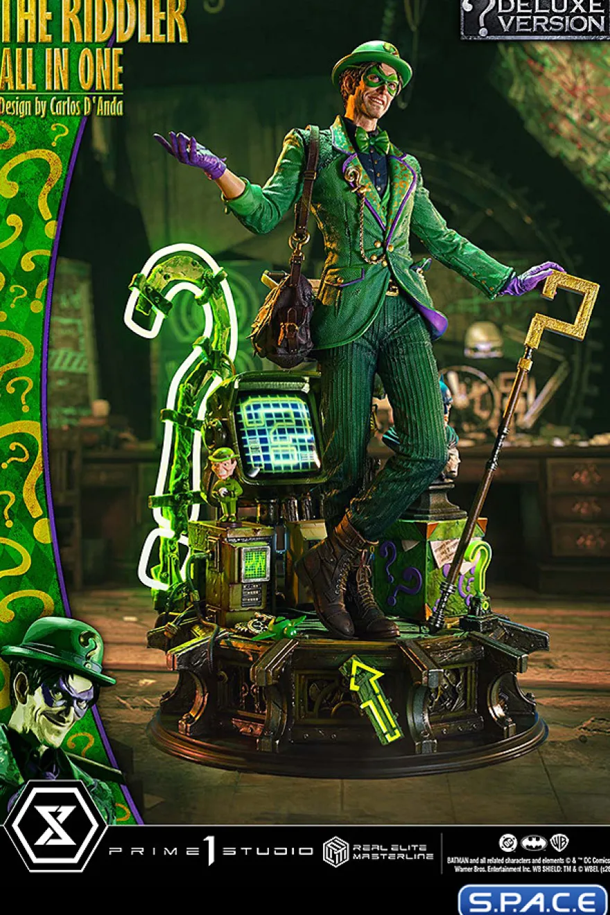 1/3 Scale The Riddler »All In One« Deluxe Real Elite Masterline Statue