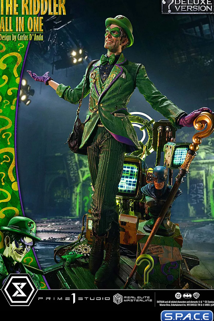 1/3 Scale The Riddler »All In One« Deluxe Real Elite Masterline Statue