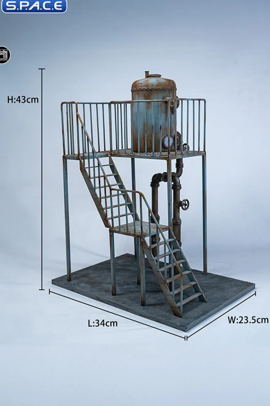 1/12 Scale The Rust Water Station Diorama