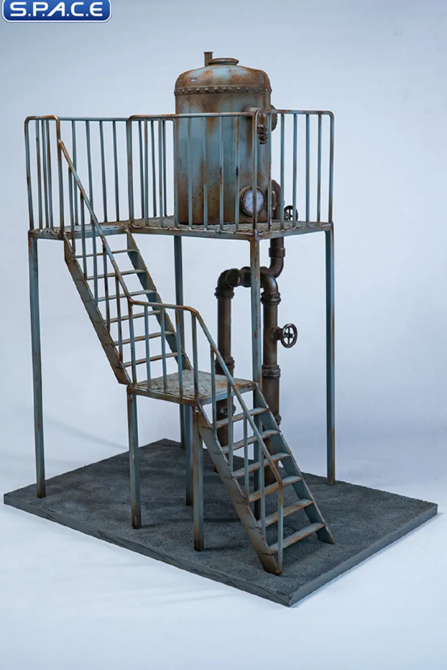 1/12 Scale The Rust Water Station Diorama