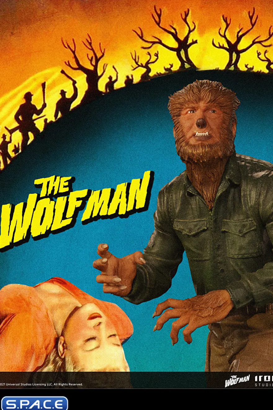 1/10 Scale The Wolf Man Deluxe Art Scale Statue