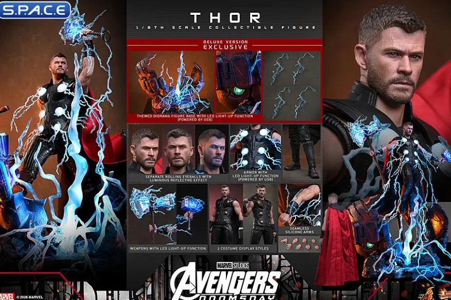 1/6 Scale Thor Deluxe Version Movie Masterpiece MMS919