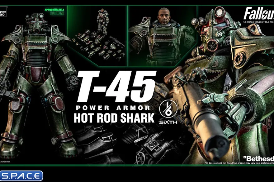 1/6 Scale T-45 Hot Rod Shark Power Armor