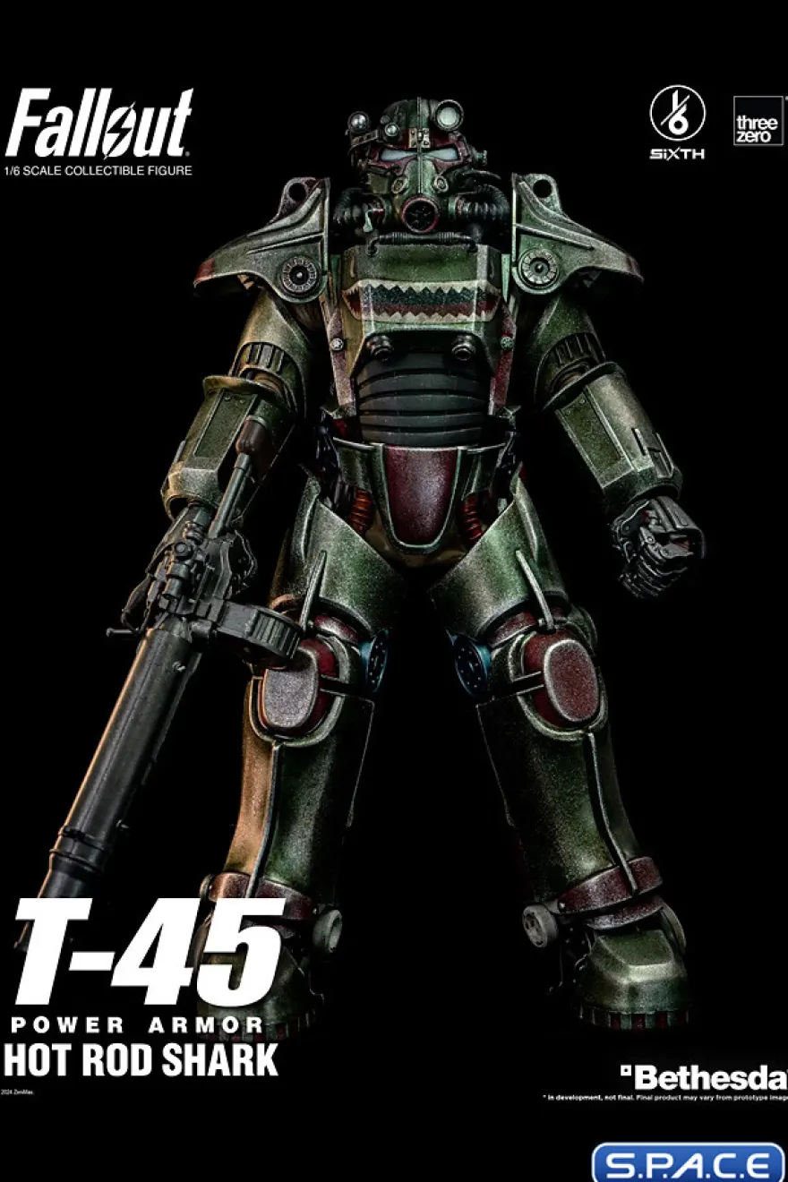 1/6 Scale T-45 Hot Rod Shark Power Armor