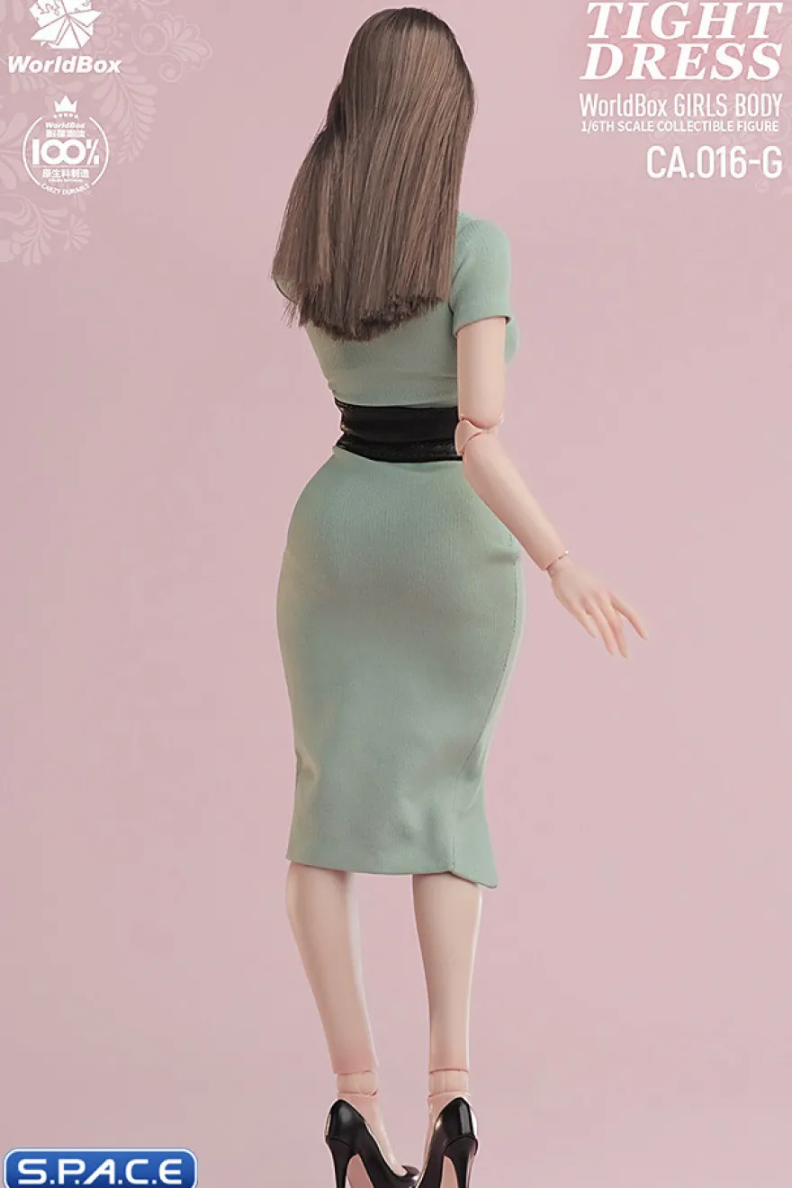 1/6 Scale tight Dress with Corsage