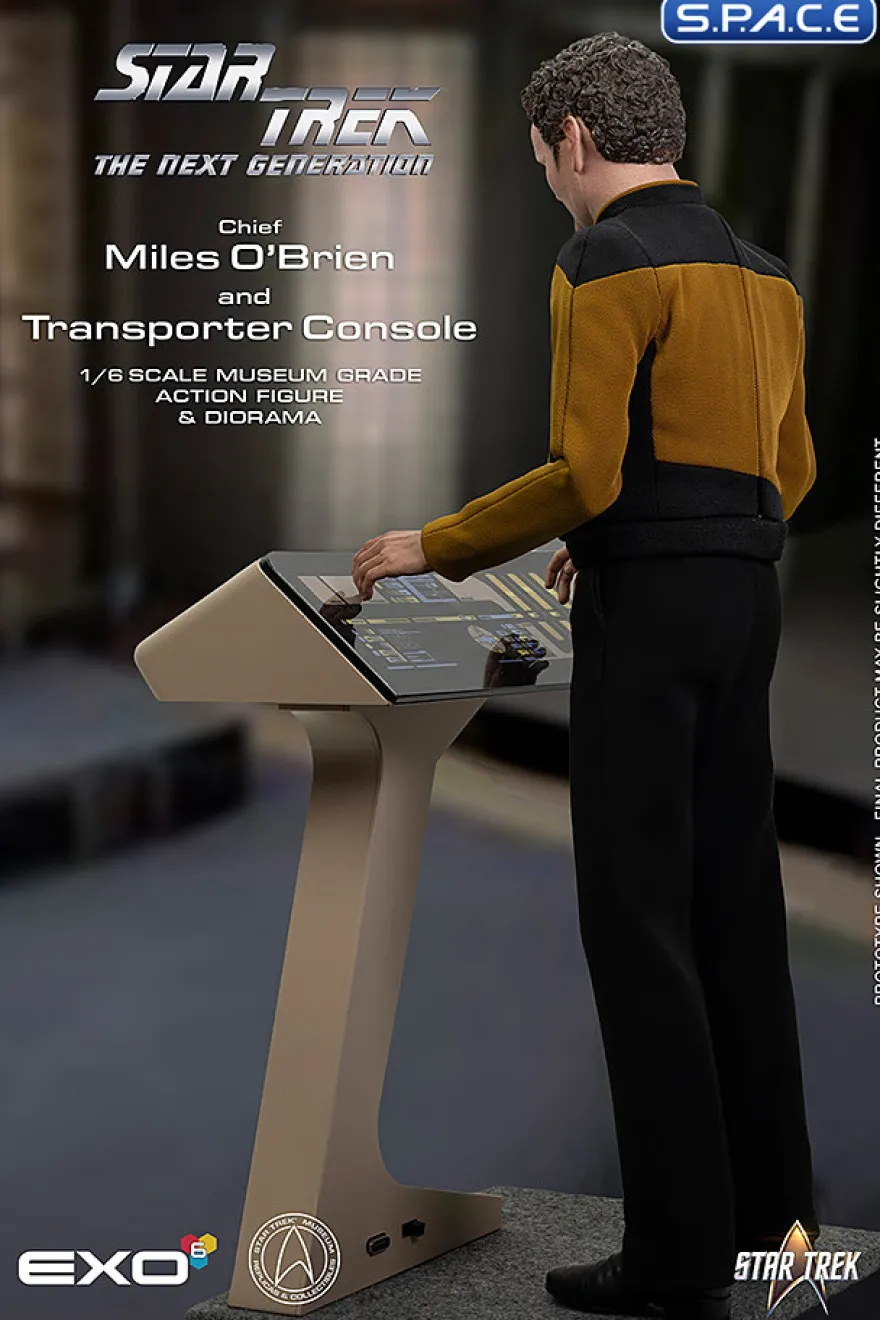 1/6 Scale Transporter Chief Miles O'Brien with Console