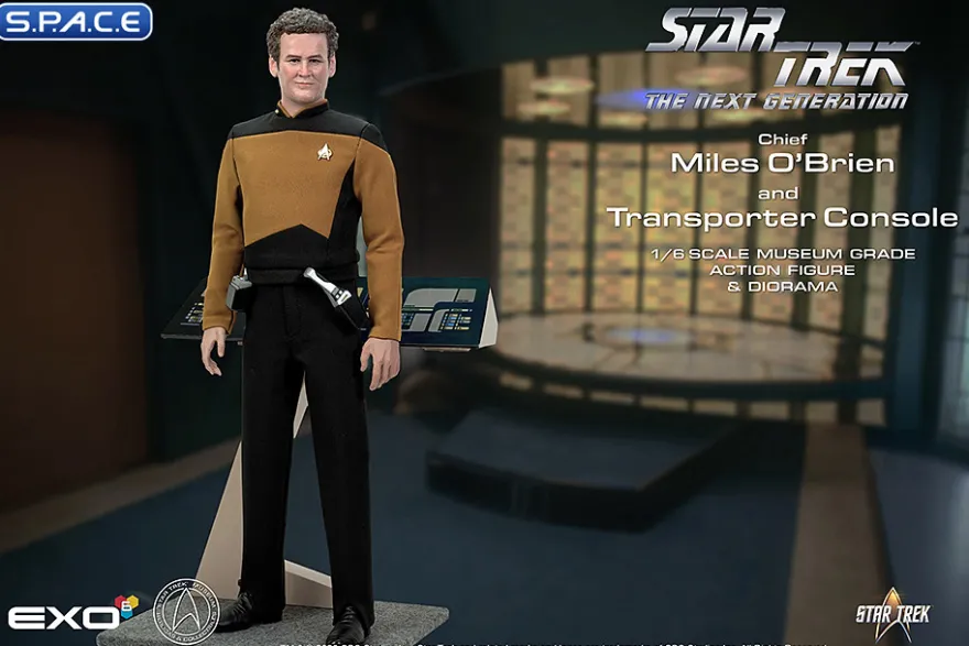 1/6 Scale Transporter Chief Miles O'Brien with Console