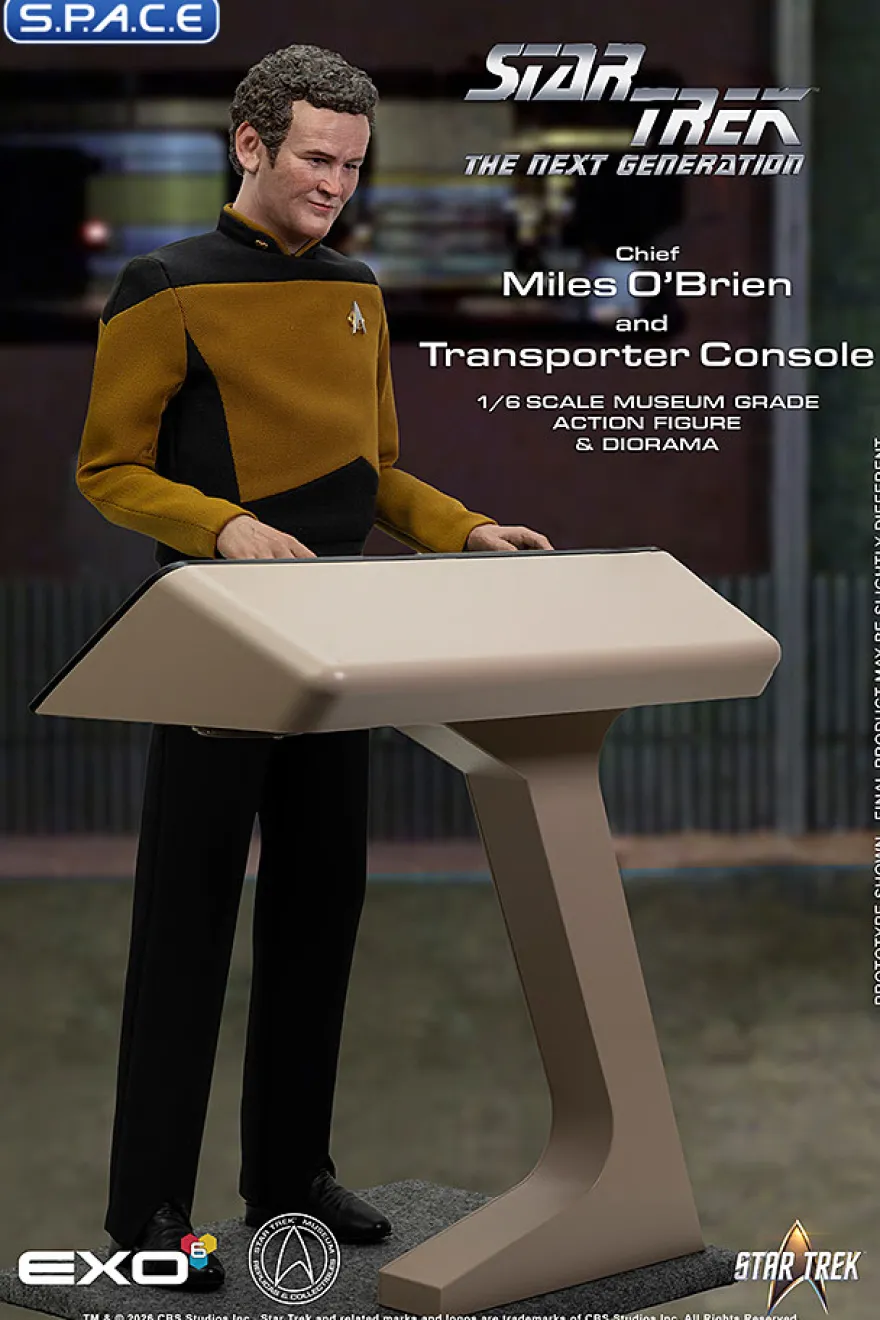 1/6 Scale Transporter Chief Miles O'Brien with Console