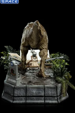 1/20 Scale T-Rex attacks Donald Gennaro Demi Art Scale Diorama