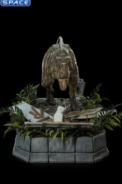 1/20 Scale T-Rex attacks Donald Gennaro Demi Art Scale Diorama