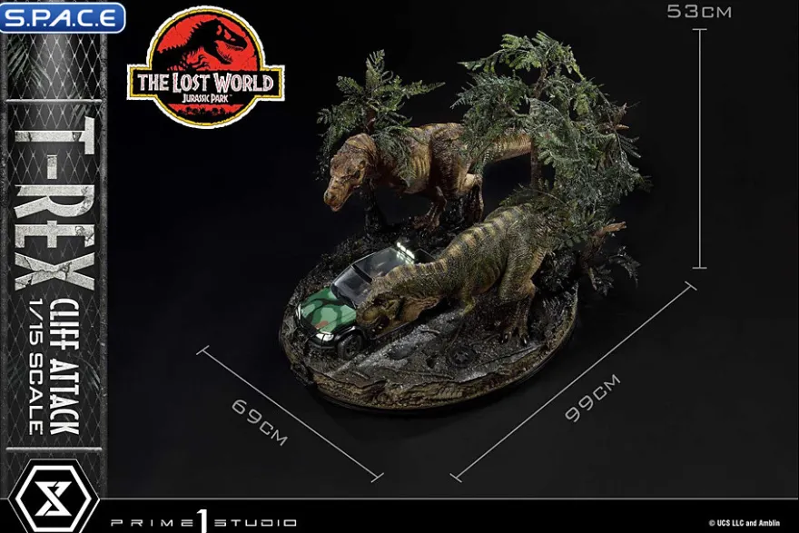 1/15 Scale T-Rex Cliff Attack Legacy Museum Collection Statue