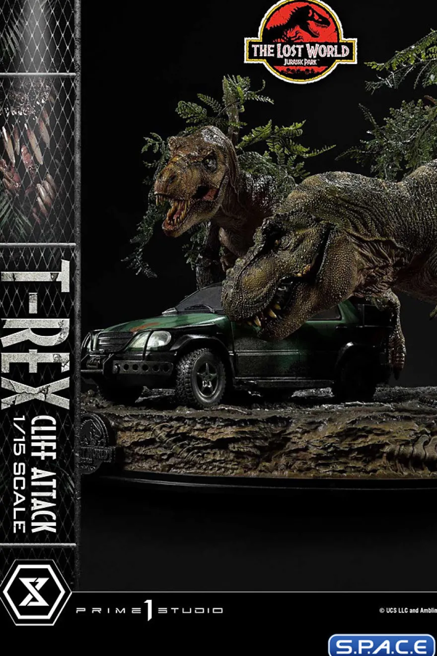 1/15 Scale T-Rex Cliff Attack Legacy Museum Collection Statue
