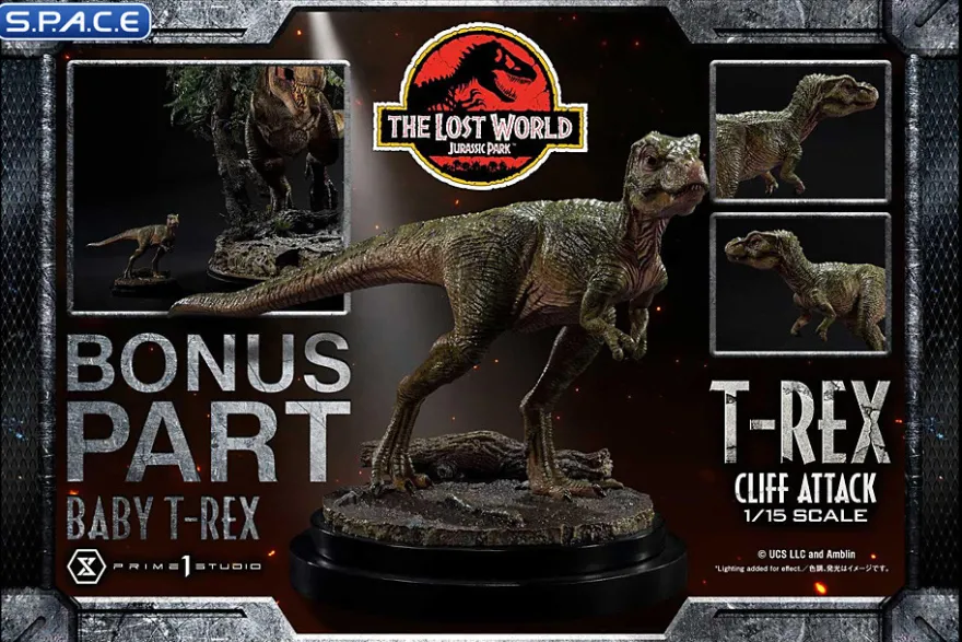 1/15 Scale T-Rex Cliff Attack Legacy Museum Collection Statue