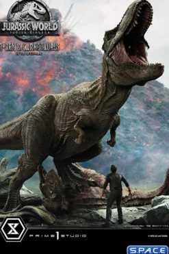 1/15 Scale Tyrannosaurus-Rex & Carnotaurus Legacy Museum Collection Statue