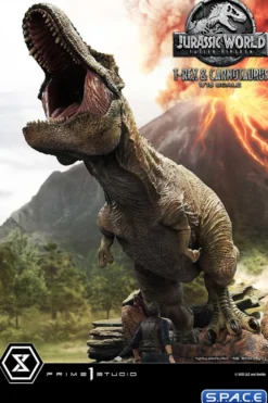 1/15 Scale Tyrannosaurus-Rex & Carnotaurus Legacy Museum Collection Statue
