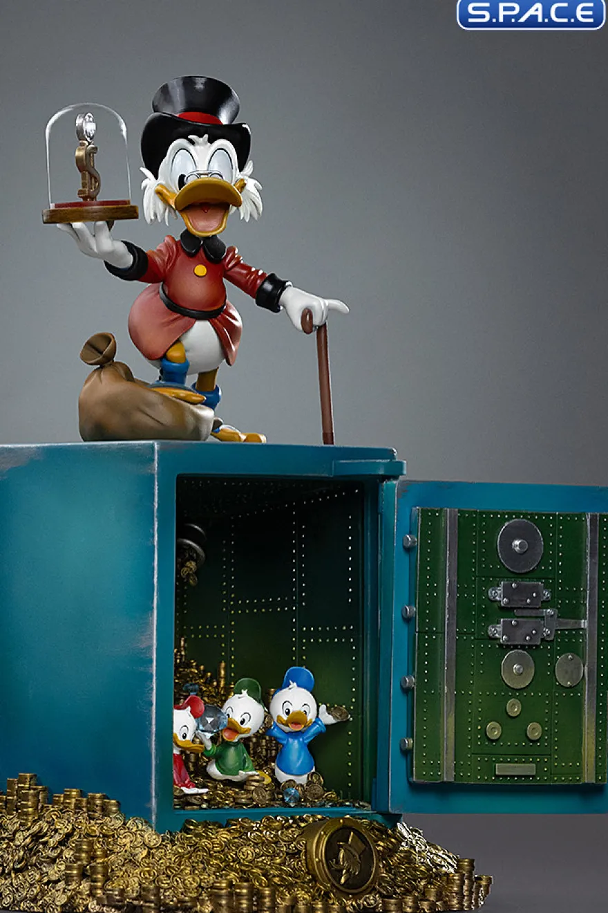 1/10 Scale Uncle Scrooge and Nephews Deluxe Art Scale Statue