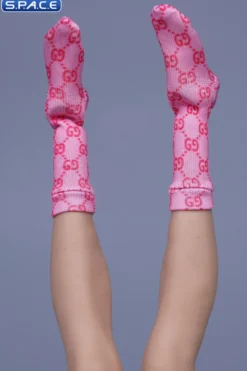 1/6 Scale unisex fashion printed Socks